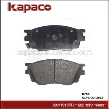 Good quality front brake pad D755 G1YC-33-28ZB for Mazda 323 626